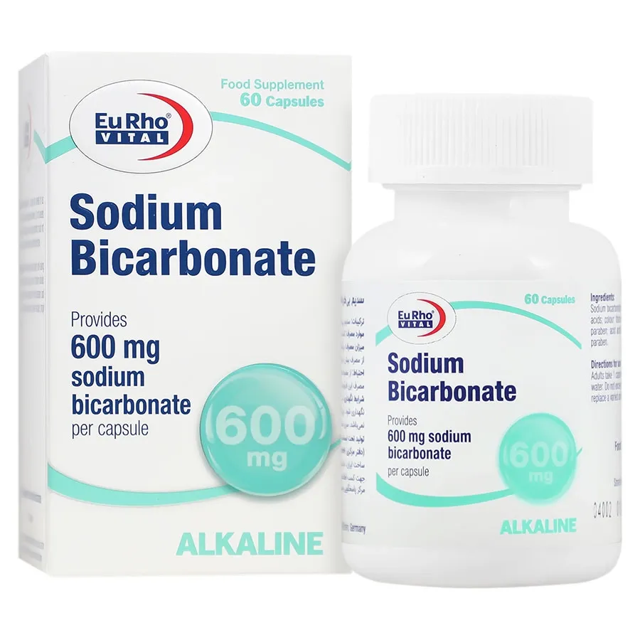 کپسول سدیم بی کربنات یوروویتال Sodium Bicarbonate Eurho Vital